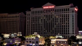 Une vue extérieure shows du Caesars Palace à Las Vegas aux Etats-Unis