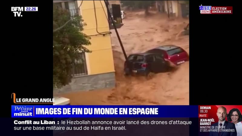 LE GRAND ANGLE - Inondations: des images de fin du monde en Espagne