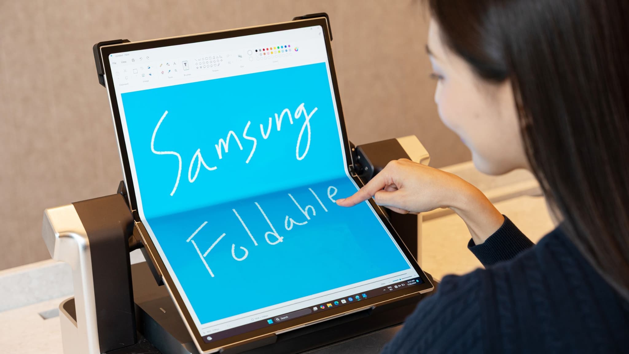 Les écrans dépliables de Samsung