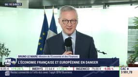 Bruno Le Maire (Ministre de l'Economie et des Finances) : L'économie française et européenne en danger - 18/03