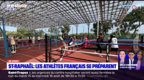 Saint-Raphaël: les boxeuses et relayeuses de l'Équipe de France s'entraînent pour les JO 2024