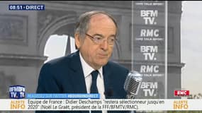 "Les maillots se sont vendus comme pas possible, nous sommes en rupture totale dans le monde entier", affirme Noël Le Graët