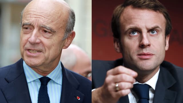 Alain Juppé et Emmanuel Macron sont les deux personnalités favorites des Français, selon un sondage. -