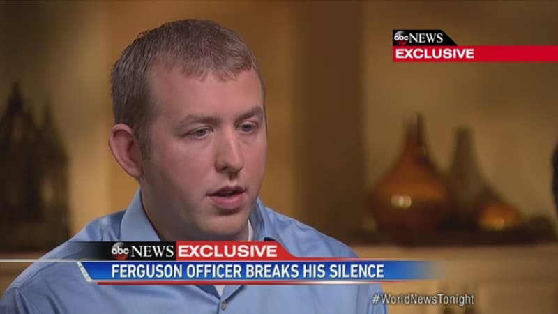 Darren Wilson a confié avoir "bonne conscience" après le drame de Ferguson.