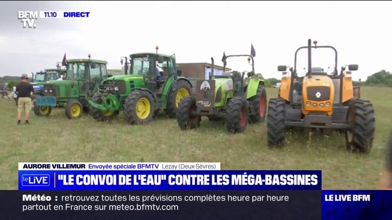 Méga-bassines: une nouvelle mobilisation contre les projets de méga-bassines doit débuter aujourd'hui dans les Deux-Sèvres