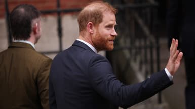Le prince Harry arrive à son procès contre Associated Newspapers Ltd, le 19 janvier 2026 à Londres.