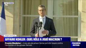Affaire Kohler: quel rôle a joué Emmanuel Macron?