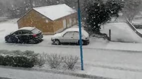 Importantes chutes de neige dans le Finistère. - Témoins BFMTV