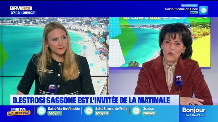 Dominique Estrosi Sassone, municipales "Les Niçois assistent parfois à un match de boxe."