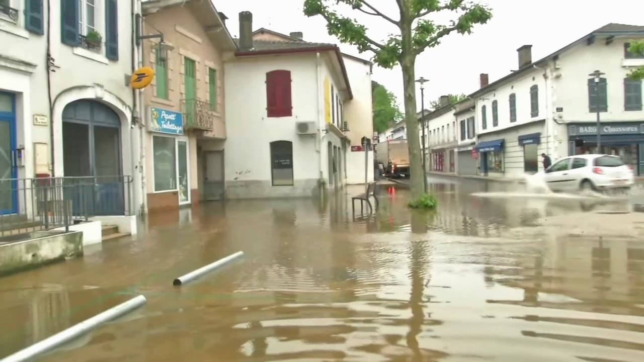 Les Images Des Inondations Dans Les Landes Apres D Importantes Intemperies