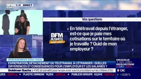 Expatriation, détachement ou télétravail à l'étranger  - 23/11