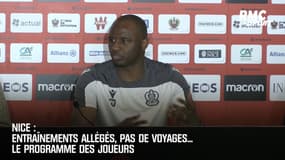 Nice : Entraînements allégés, pas de voyages... Le programme des joueurs