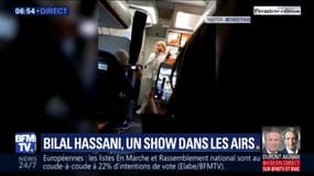 Eurovision: Bilal Hassani fait le show dans un avion