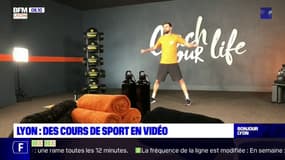 Lyon: une salle de fitness lance des cours de sport en vidéo