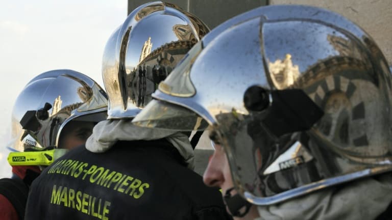 Des marins-pompiers de Marseille.