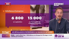 Les defaillances d'entreprises à la hausse en septembre 