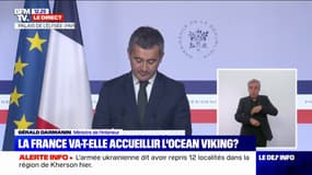 Ocean Viking: Gérald Darmanin appelle à "une action immédiate"