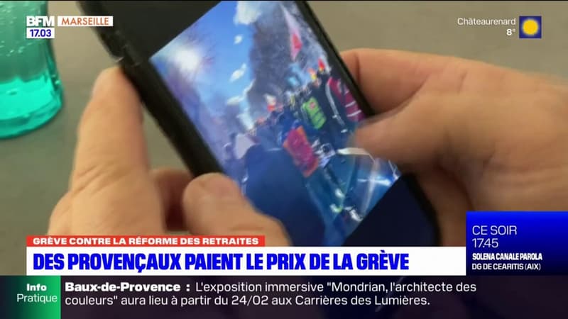 Bouches-du-Rhône: pour les grévistes, un dilemme financier