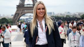 Lindsey Vonn lors des JO de Paris, le 26 juillet 2024