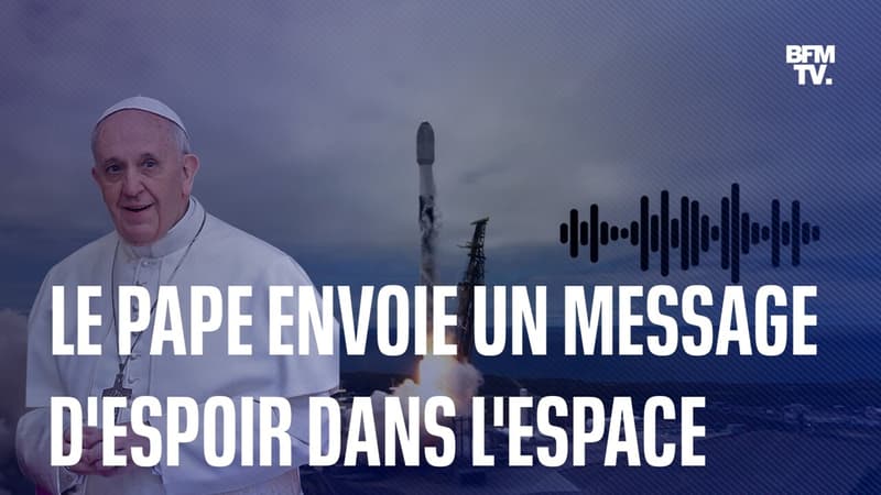 Un message du pape, gravé sur un nanolivre, a été envoyé dans l'espace