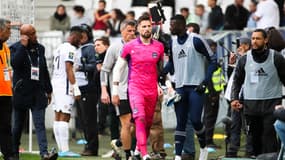 Le footballeur français Benoît Costil, à Bordeaux le 20 mars 2022