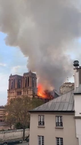 Incendie à Notre-Dame de Paris - Témoins BFMTV