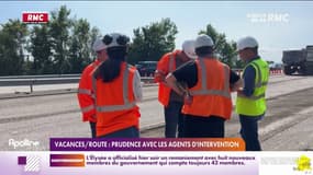 Vacances/Route : prudence avec les agents d'intervention 