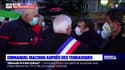 Emmanuel Macron rencontre les forces de l'ordre et de secours à Tende