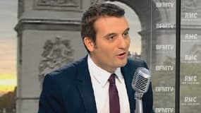 Florian Philippot, sur le plateau de BFMTV, ce mercredi matin.