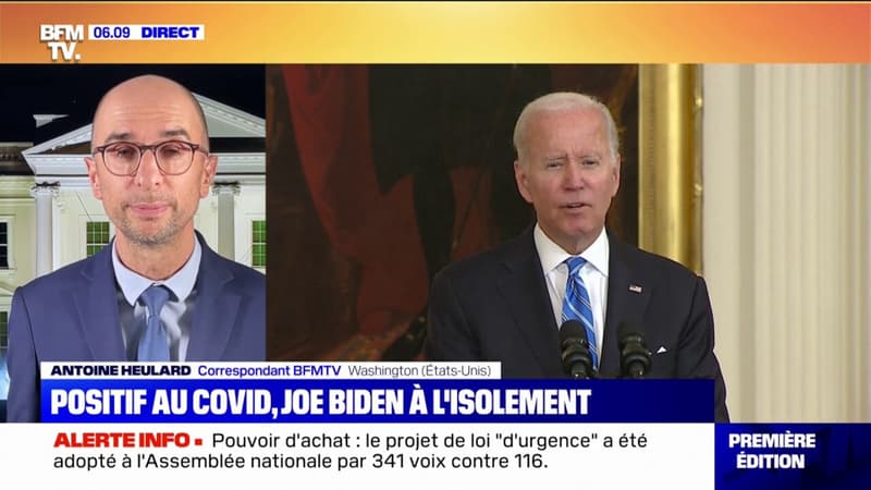 Positif au Covid-19, Joe Biden est placé à l'isolement mais continue de travailler