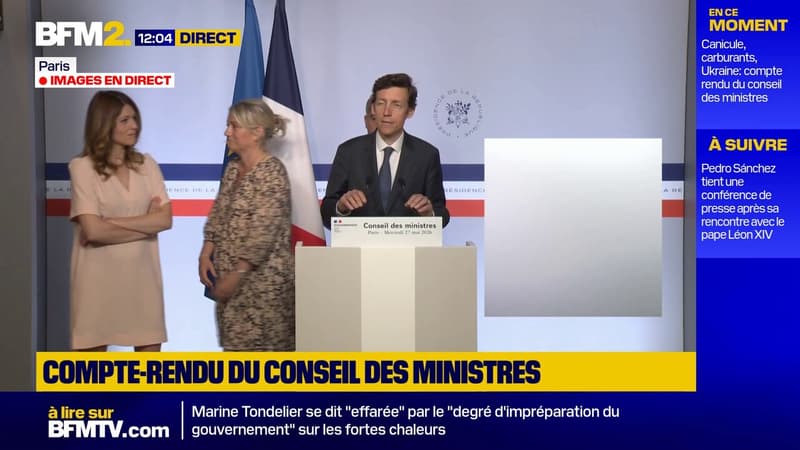 Fortes chaleurs: "Il n'est pas prévu des reporter les épreuves du baccalauréat", confirme le ministre de l'Éducation nationale