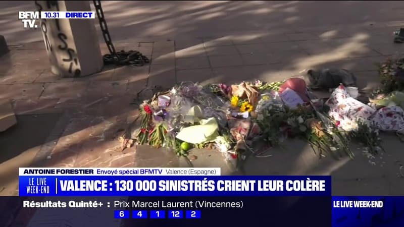 Valence: des fleurs ont été déposées devant la mairie après les inondations qui ont touché la région