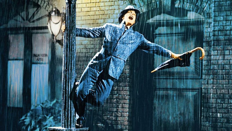 Gene Kelly dans Chantons sous la pluie