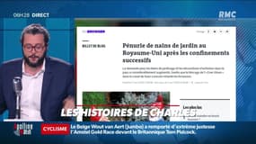 «Les 3 histoires de Charles Magnien » : Une recherche sur la perception des sons, une pénurie de nains de jardin au Royaume-Uni, et un gardien de but explusé pendant un match - 19/04