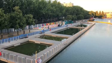 La baignade au bassin de la Villette est repoussée.