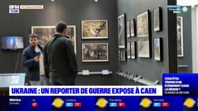 Caen: un reporter de guerre expose ses photos de la guerre en Ukraine