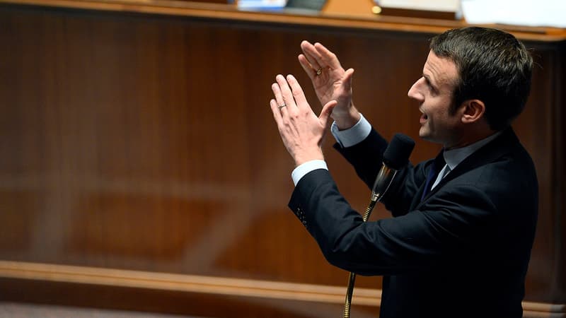 Emmanuel Macron à l'Assemblée nationale