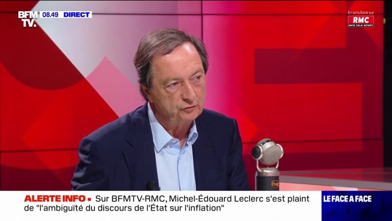 Michel-Édouard Leclerc sur l'inflation: 