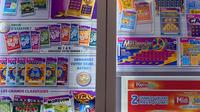 Les différents jeux de grattage de la Française des Jeux, ici présentés en octobre 2015.