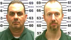 Richard Matt, 48 ans, (à gauche) et David Sweat, 34 ans, (à droite), tous deux condamnés pour meurtre.