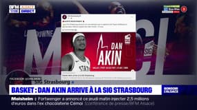 Basket: Dan Akin arrive à la SIG Strasbourg