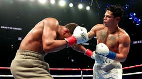 Ryan Garcia lors de sa victoire contre Devin Haney, le 20 avril 2024 à Brooklyn