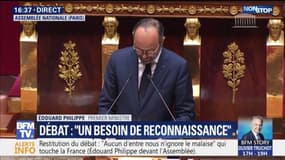 Édouard Philippe: "Le Président a pris le risque du débat"