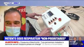 "Les malades dépendants de la ventilation seront pris en charge" en cas de coupures selon le président de la société de pneumologie