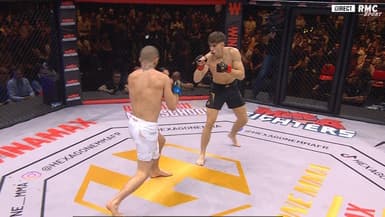 Paul Dena face à Komar le 19 septembre 2025 à l'Hexagone MMA