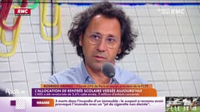 Arenas : "La puissance publique prenne en charge les fournitures et la cantine scolaires"