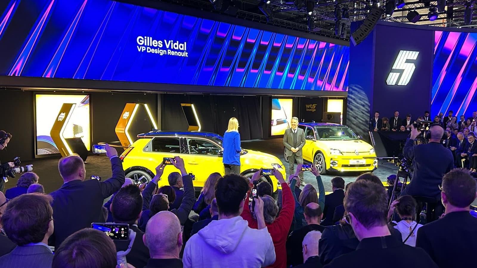 La nouvelle R5 dévoilée au salon de Genève.