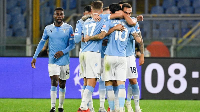 Les joueurs de la Lazio