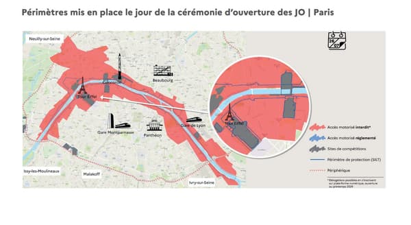 Jo 2024 Les Restrictions De Déplacement à Paris Annoncées La Circulation Des Piétons Ne Sera 1704