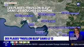 Dix plages des Bouches-du-Rhône labellisées "Pavillon bleu"